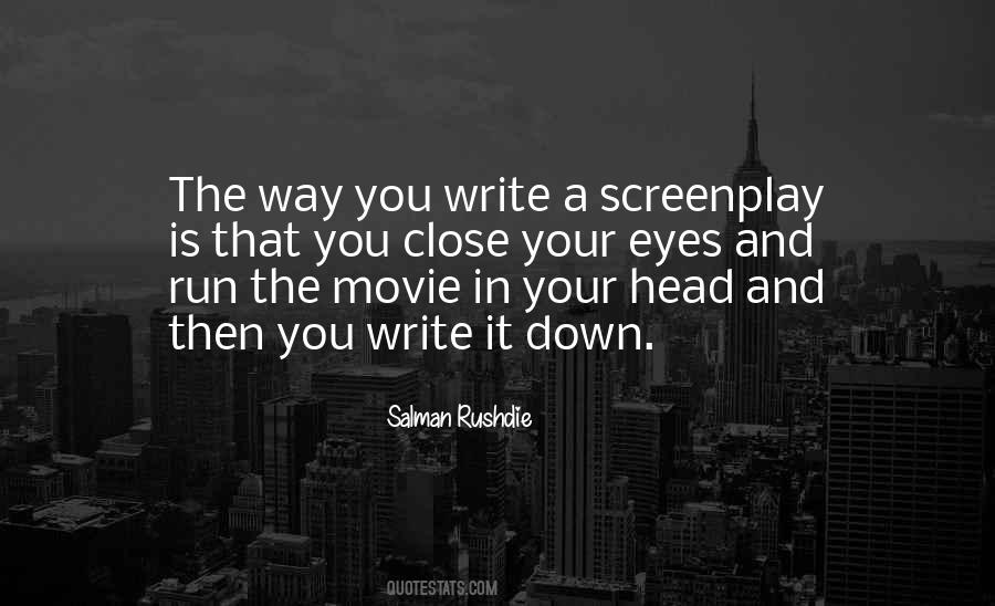 Movie Screenplay Quotes #1399496