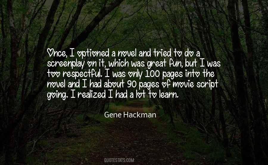Movie Screenplay Quotes #688574