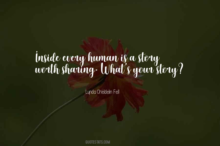 Quotes About Sharing Your Story #1120486