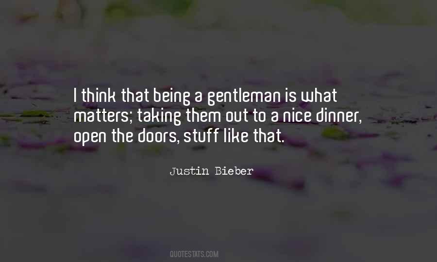Quotes About Being A Gentleman #1132998