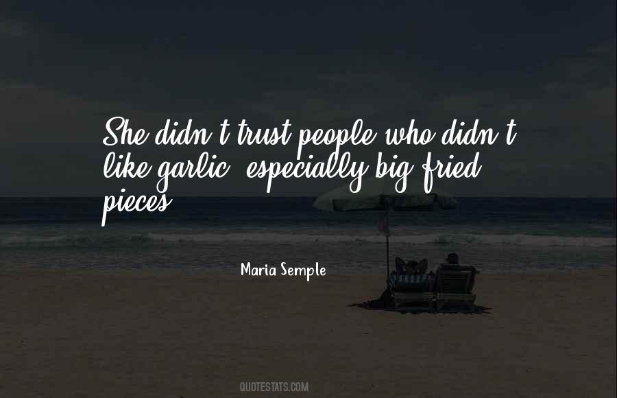 People You Cannot Trust Quotes #15088