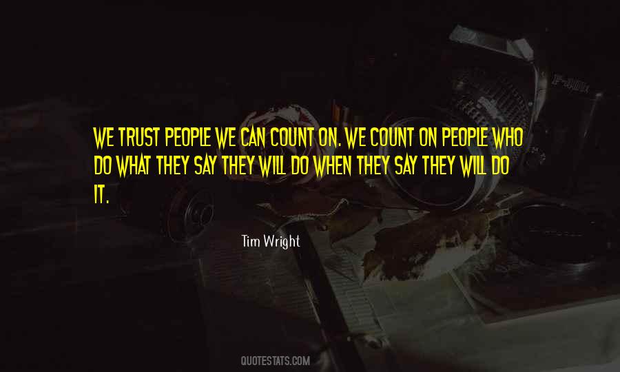 People You Cannot Trust Quotes #54183