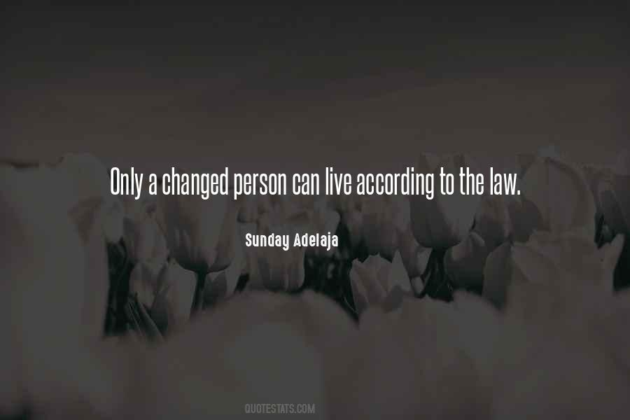 Quotes About A Changed Person #732743