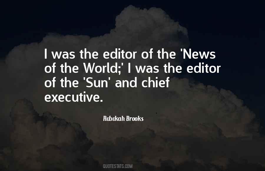 Quotes About News Editor #594329