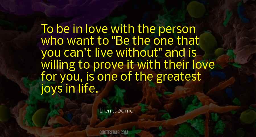 Quotes About Love One Person #4013