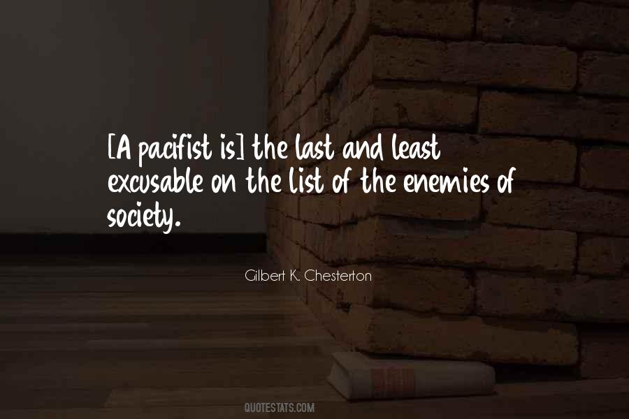 Pacifist Not Quotes #440808