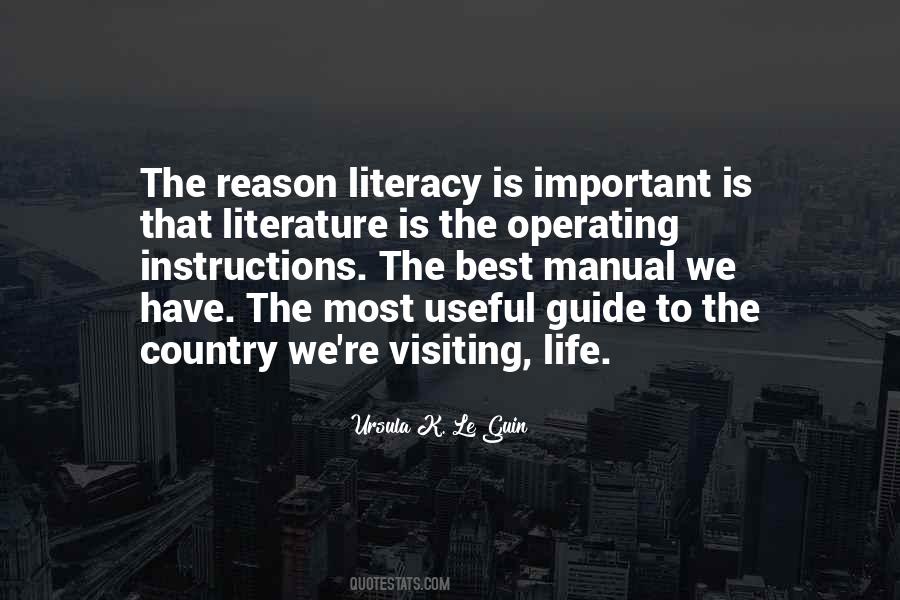 Quotes About Literacy #1077748