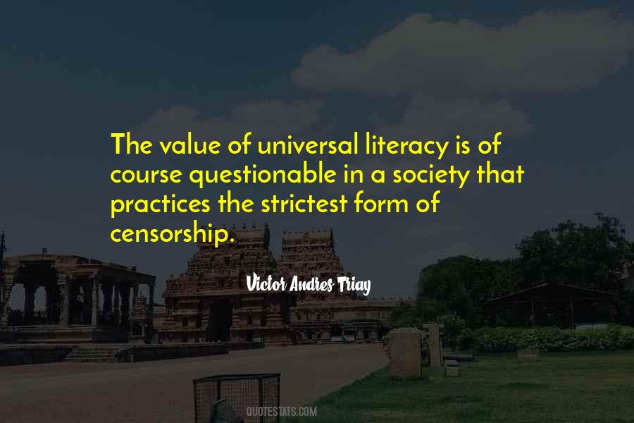 Quotes About Literacy #1349429