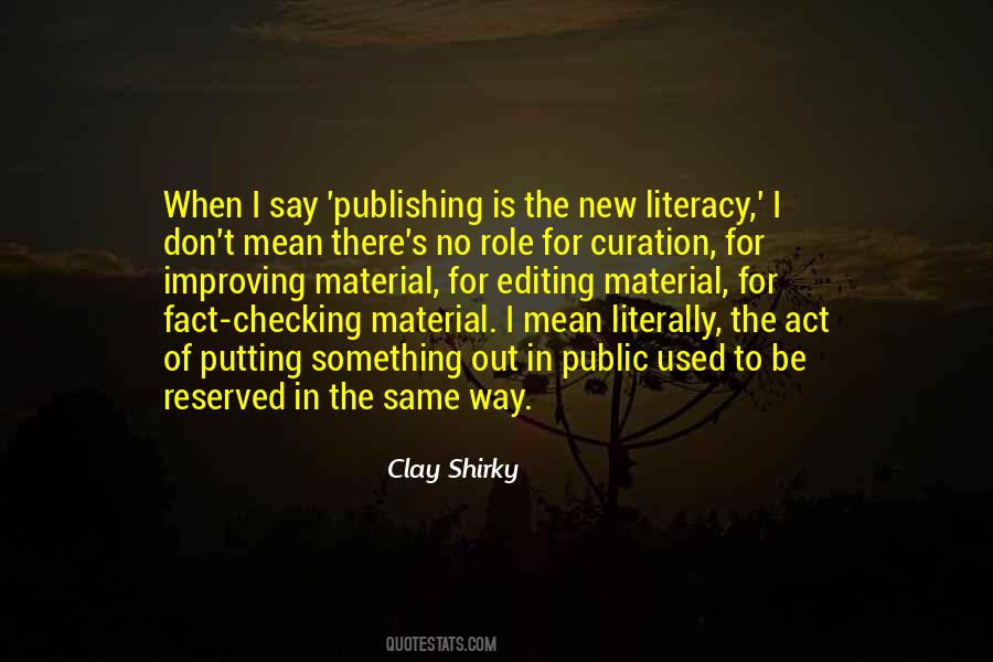 Quotes About Literacy #1722515