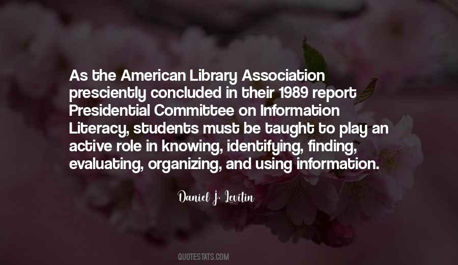 Quotes About Literacy #1727018