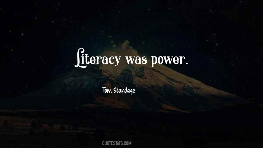 Quotes About Literacy #80514 Quotes About Literacy #80514