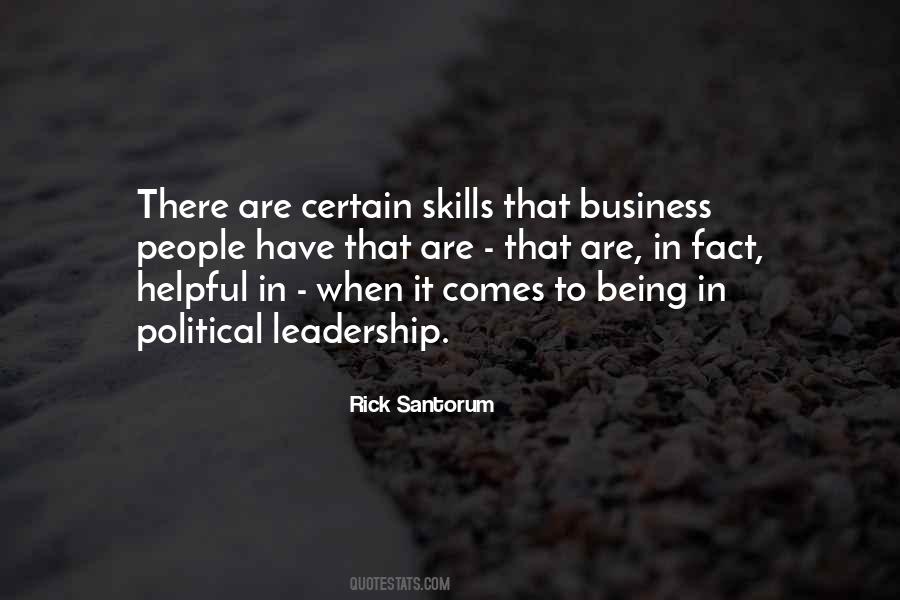 Quotes About Leadership Skills #1354628