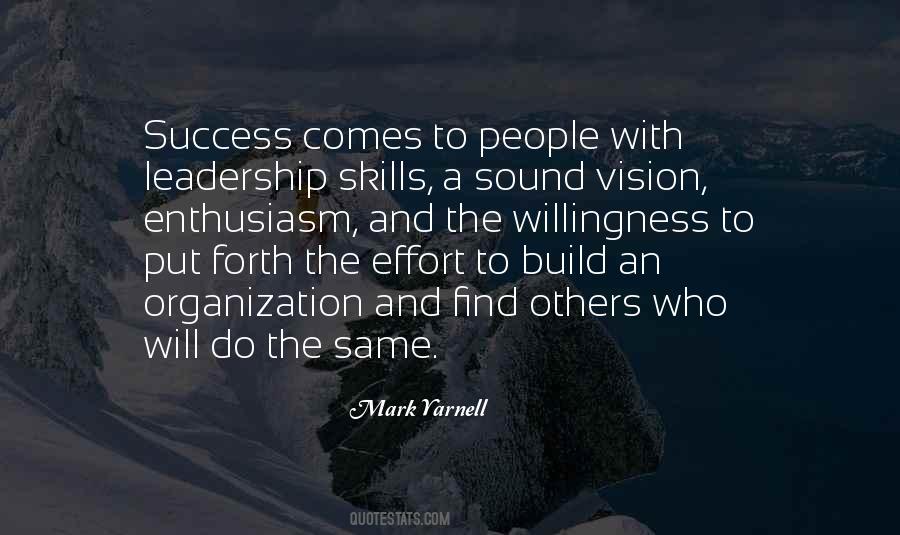 Quotes About Leadership Skills #354970