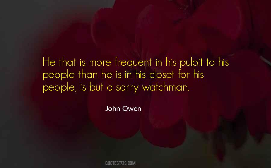 Quotes About Watchman #454077