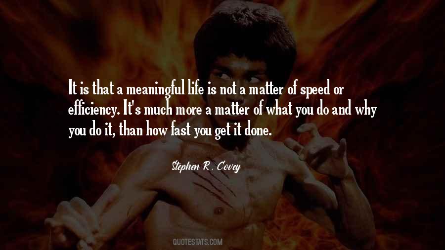 Quotes About Speed And Life #1689300