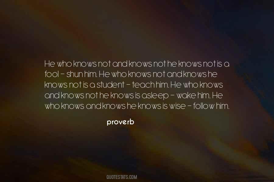 Quotes About Fool And Wise #802992