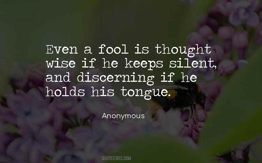 Quotes About Fool And Wise #863032