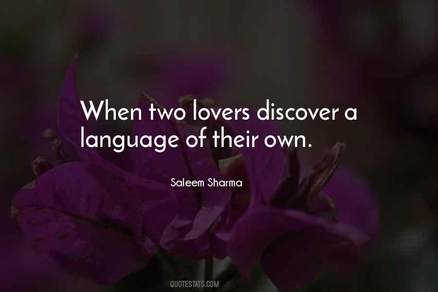 Quotes About Two Lovers #1269232