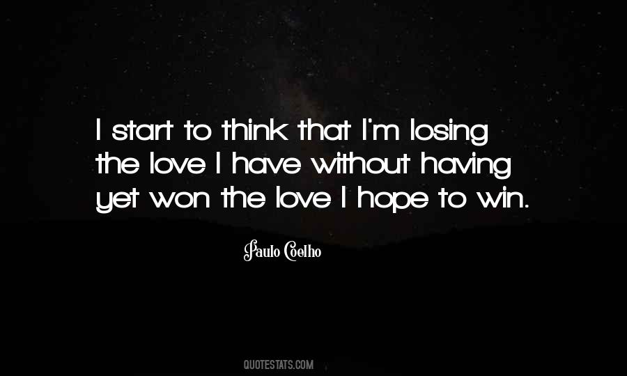 Quotes About Losing #1662809