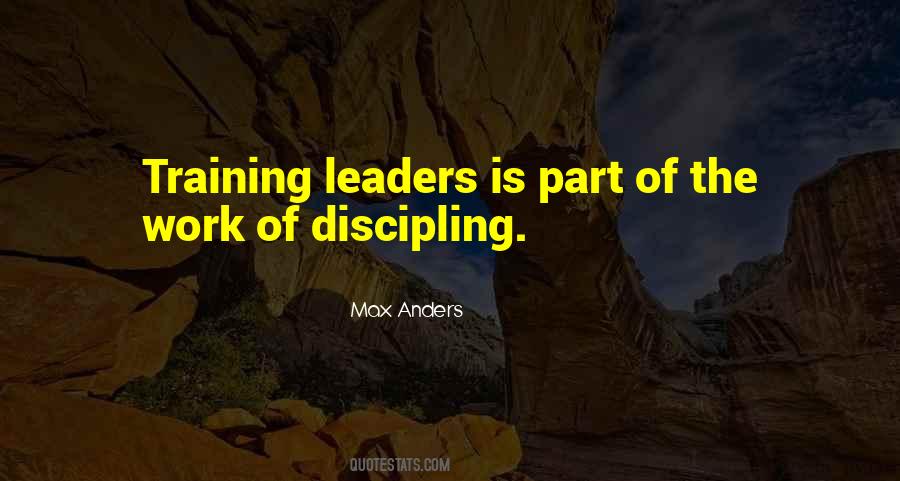 Leader At Work Quotes #170941