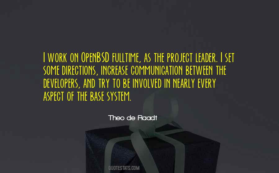 Leader At Work Quotes #89221