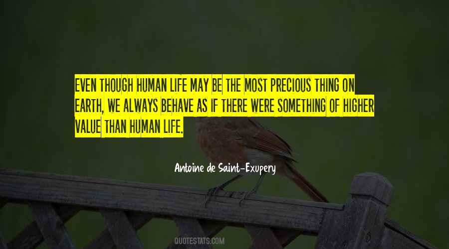 Quotes About The Worth Of Human Life #965349