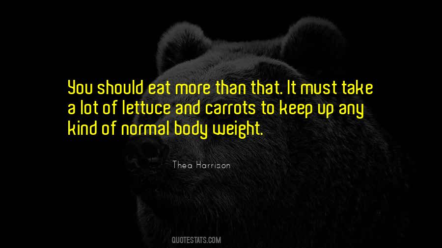 Quotes About Body Weight #3073