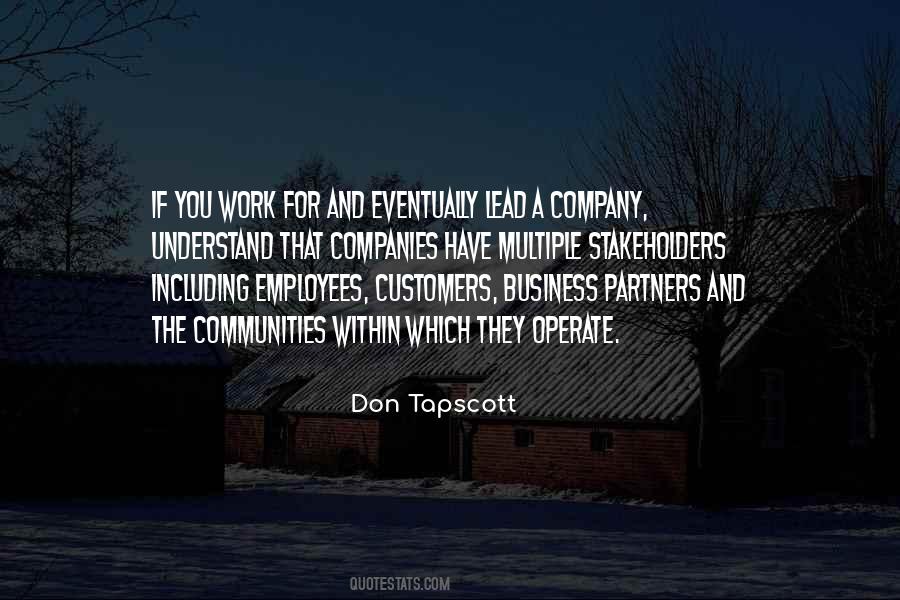 Quotes About Business Partners #1094314