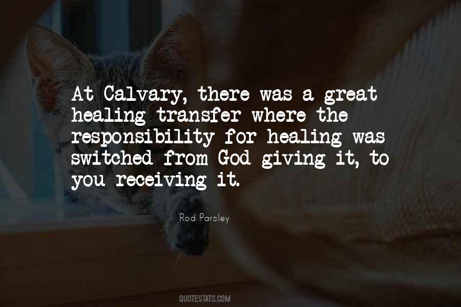 Quotes About Calvary #1572027
