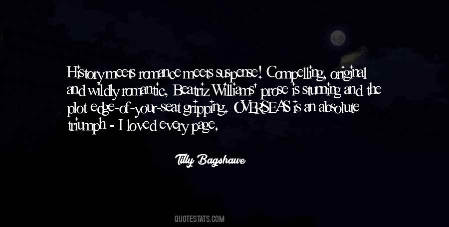 Suspense Romance Quotes #203600