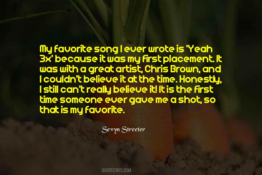 Favorite Artist Quotes #595527