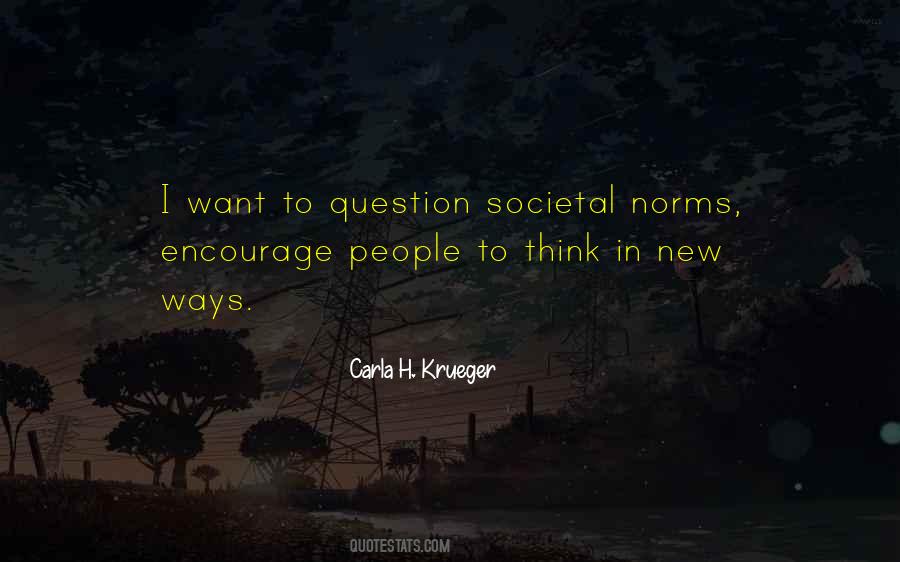 Quotes About Societal Norms #1566094