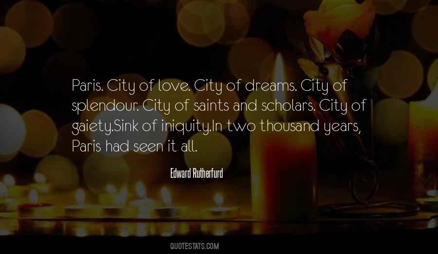 City Of Love Quotes #458834