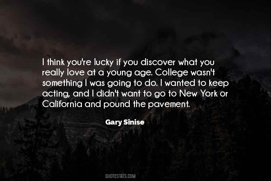 Quotes About Acting Young #1347149