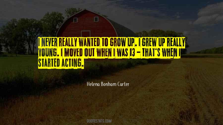Quotes About Acting Young #43676