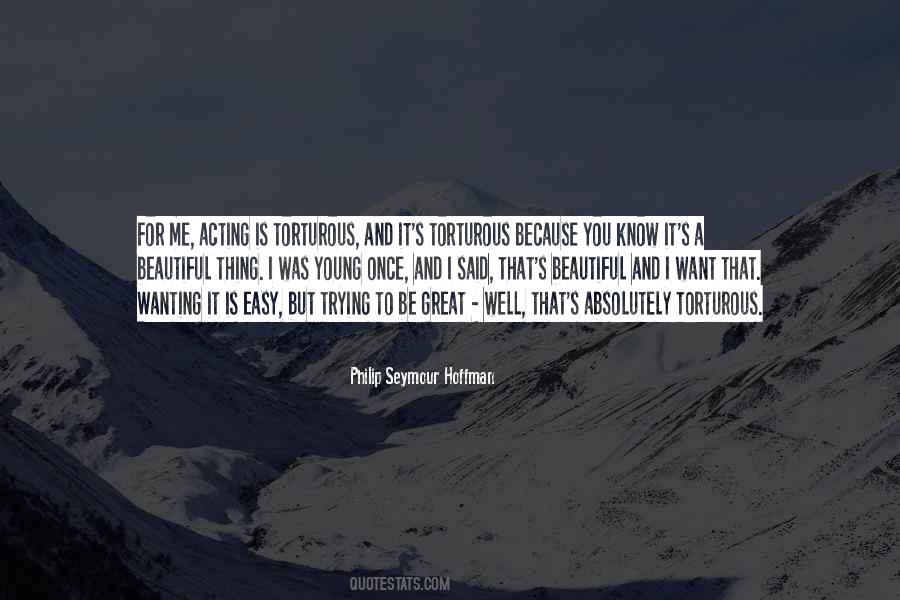 Quotes About Acting Young #651685