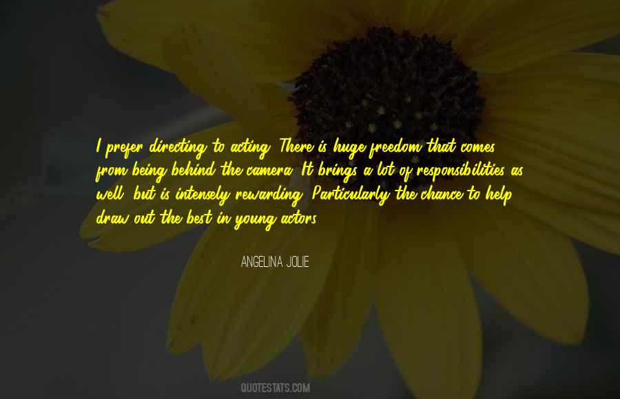 Quotes About Acting Young #873788