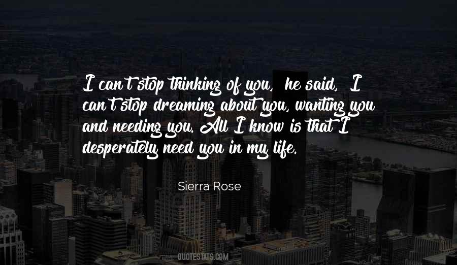 Quotes About Can't Stop Thinking About You #1386363