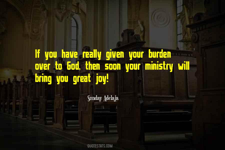 Quotes About Ministry #1082218