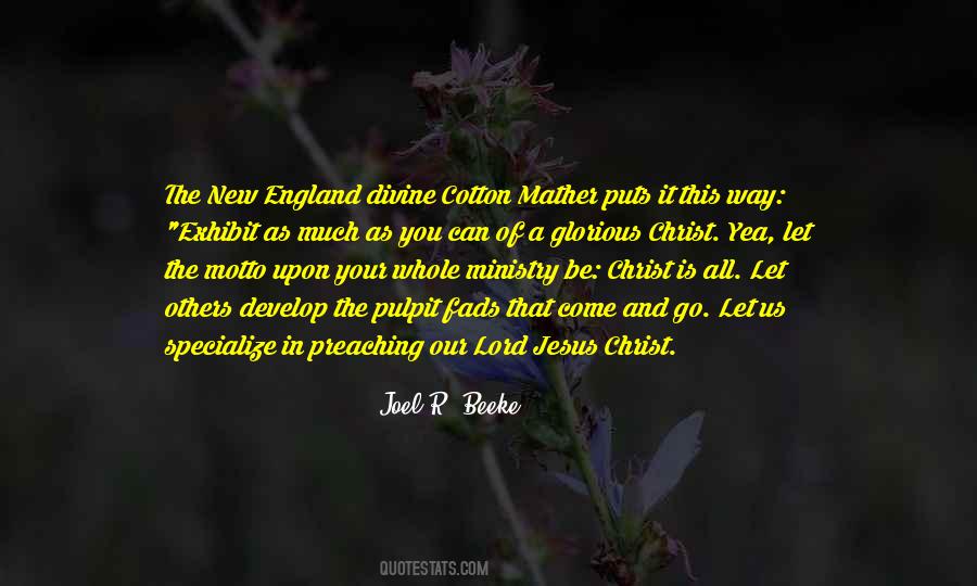 Quotes About Ministry #1219254