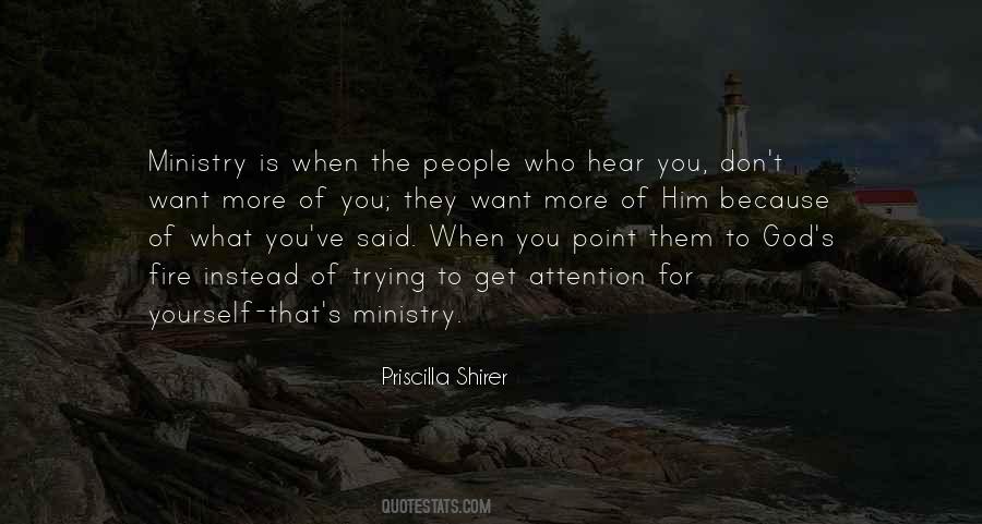 Quotes About Ministry #1229471