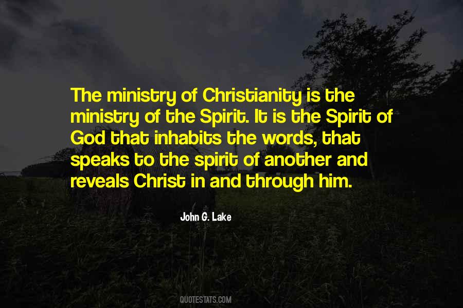 Quotes About Ministry #1234006