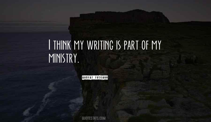 Quotes About Ministry #1292469
