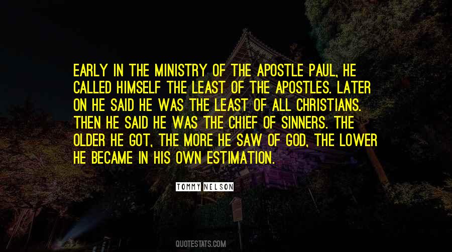 Quotes About Ministry #1396106