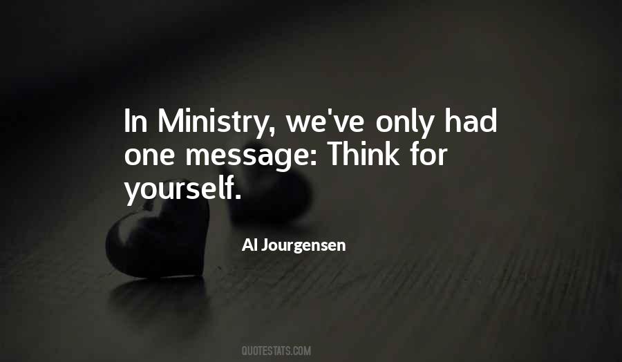 Quotes About Ministry #1432247