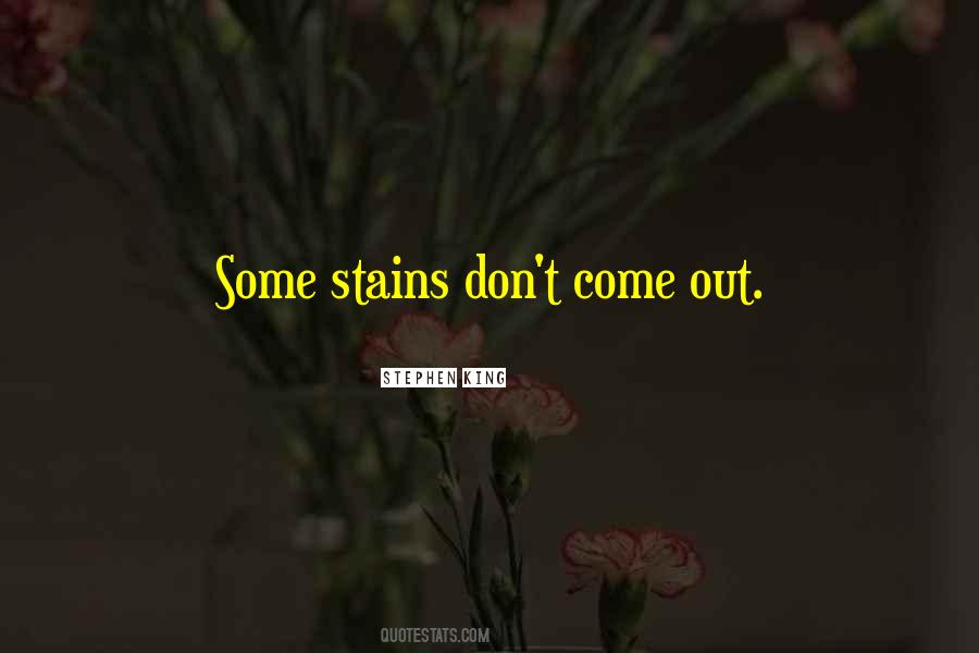 Quotes About Stains #823275