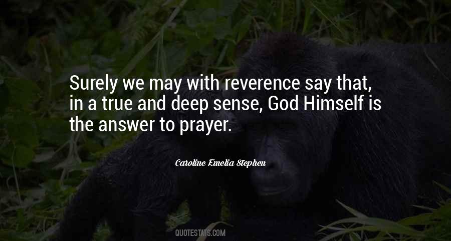 Quotes About Reverence To God #1820261