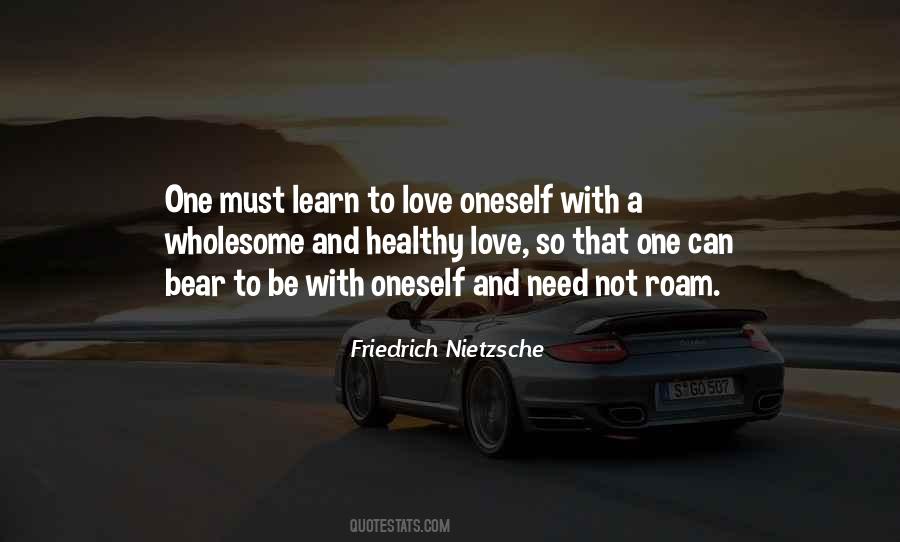 Love Oneself Quotes #1668356