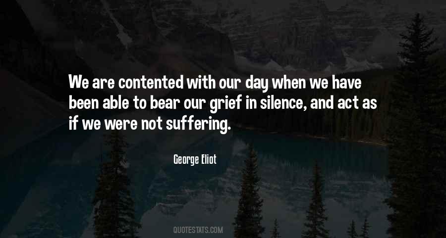 Not Contented Quotes #309556