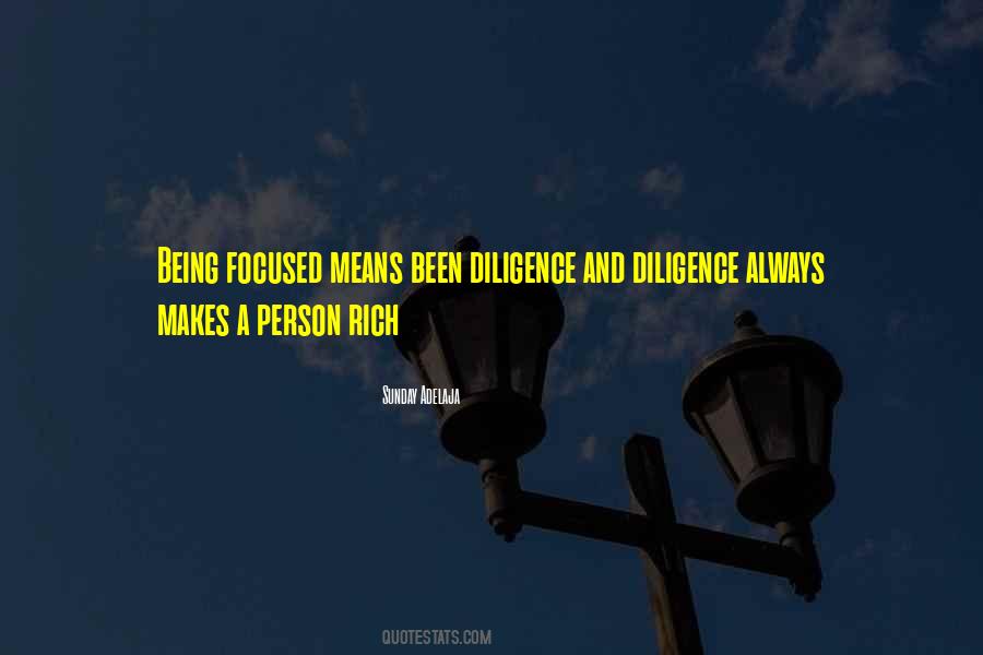 Quotes About Diligence #1013990